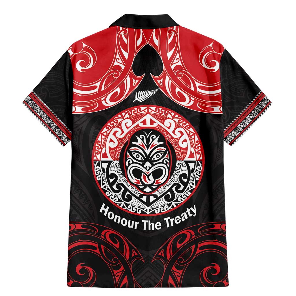 Aotearoa Toitu Te Tiriti Family Matching Mermaid Dress and Hawaiian Shirt Haka Tiki Honour The Treaty LT14 - Polynesian Pride