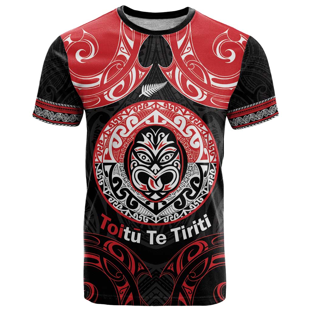 Aotearoa Toitu Te Tiriti T Shirt Haka Tiki Honour The Treaty