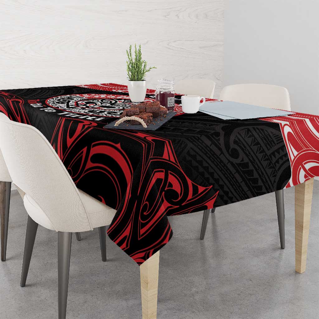 Aotearoa Toitu Te Tiriti Tablecloth Haka Tiki Honour The Treaty LT14 - Polynesian Pride