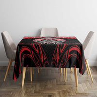 Aotearoa Toitu Te Tiriti Tablecloth Haka Tiki Honour The Treaty LT14 - Polynesian Pride
