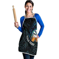 Personalized New Zealand Darts Beer Apron Paua Shell Aotearoa Maori Tattoo - Polynesian Pride