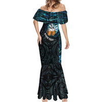 Personalized New Zealand Darts Beer Mermaid Dress Paua Shell Aotearoa Maori Tattoo - Polynesian Pride