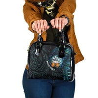 Personalized New Zealand Darts Beer Shoulder Handbag Paua Shell Aotearoa Maori Tattoo - Polynesian Pride