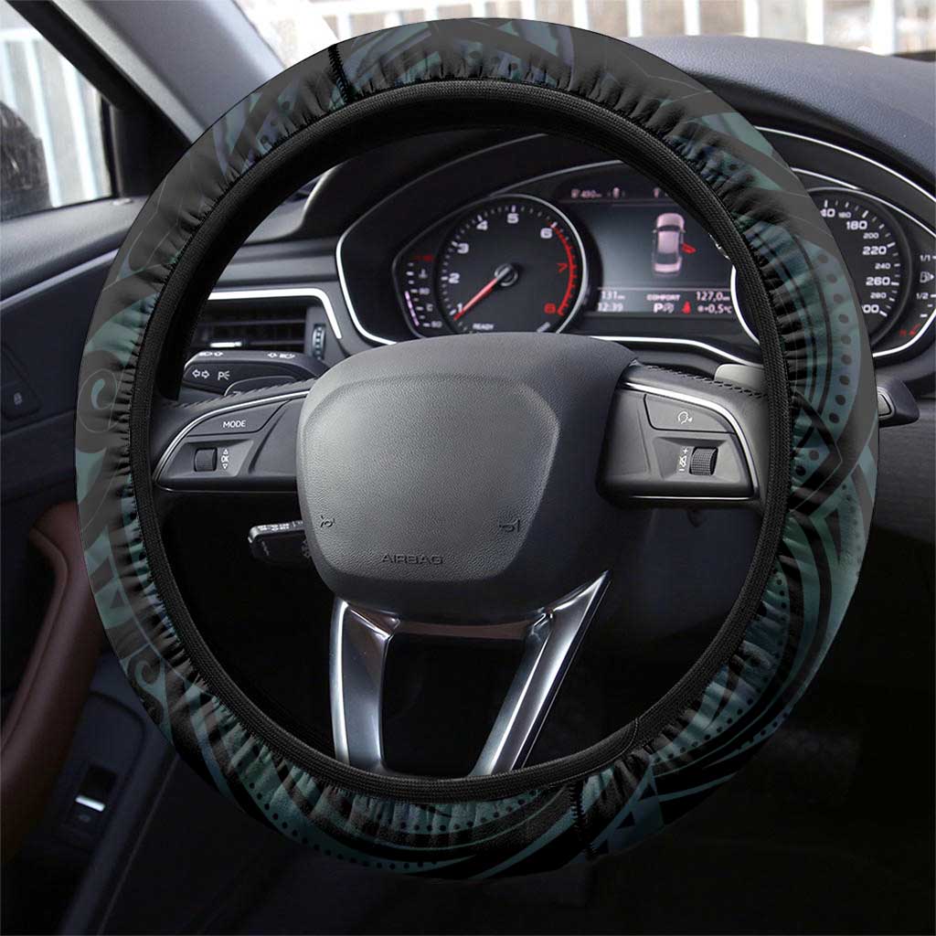 New Zealand Darts Beer Steering Wheel Cover Paua Shell Aotearoa Maori Tattoo LT14 - Polynesian Pride