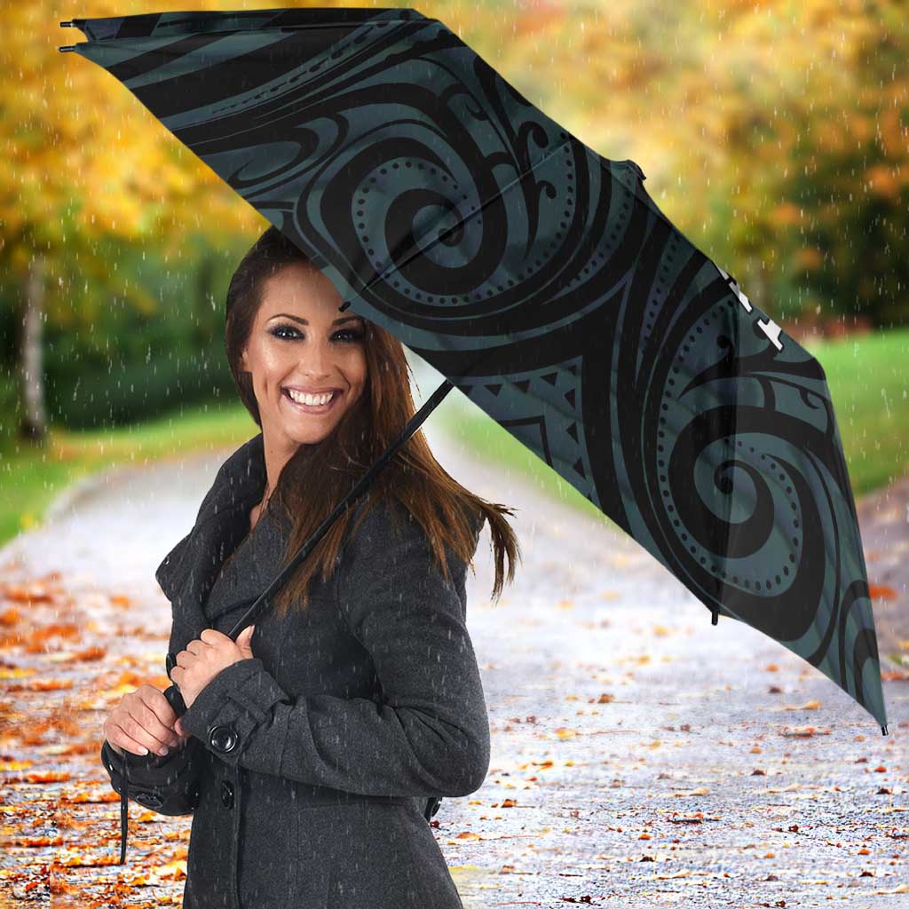 Personalized New Zealand Darts Beer Umbrella Paua Shell Aotearoa Maori Tattoo - Polynesian Pride