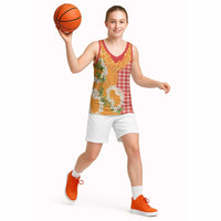 Prince Kuhio Aloha Hawaii Basketball Jersey Plumeria Ilima Lei Palaka Motifs LT14 - Polynesian Pride