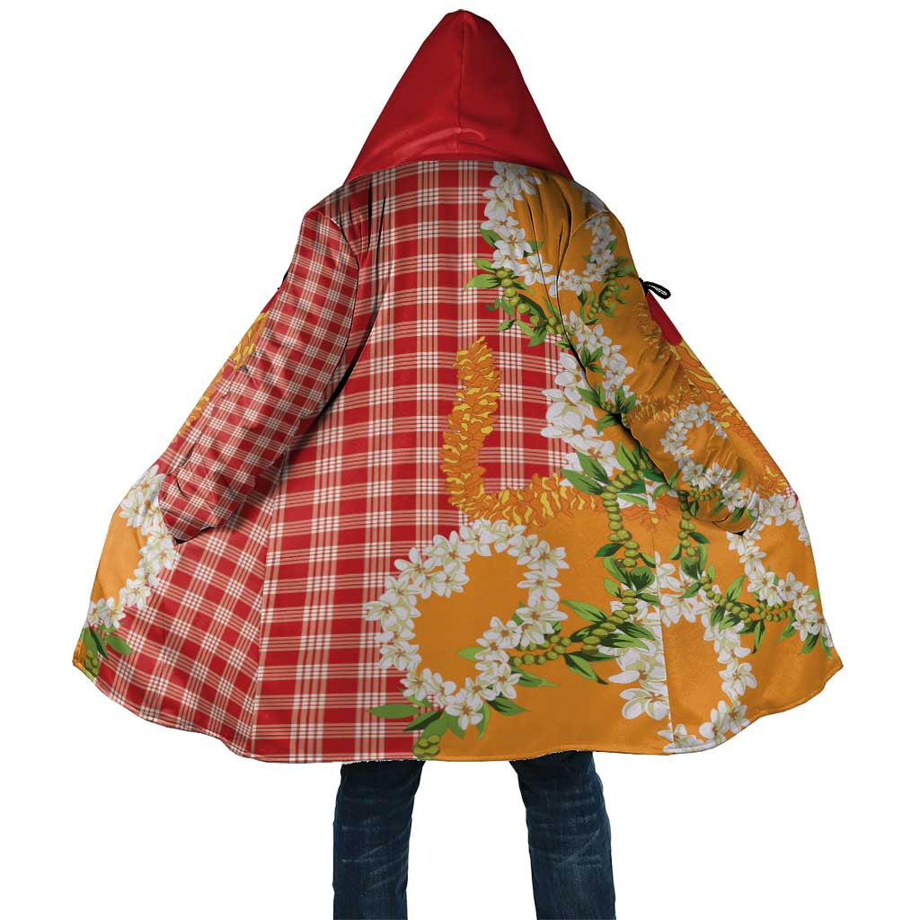 Prince Kuhio Aloha Hawaii Cloak Plumeria Ilima Lei Palaka Motifs