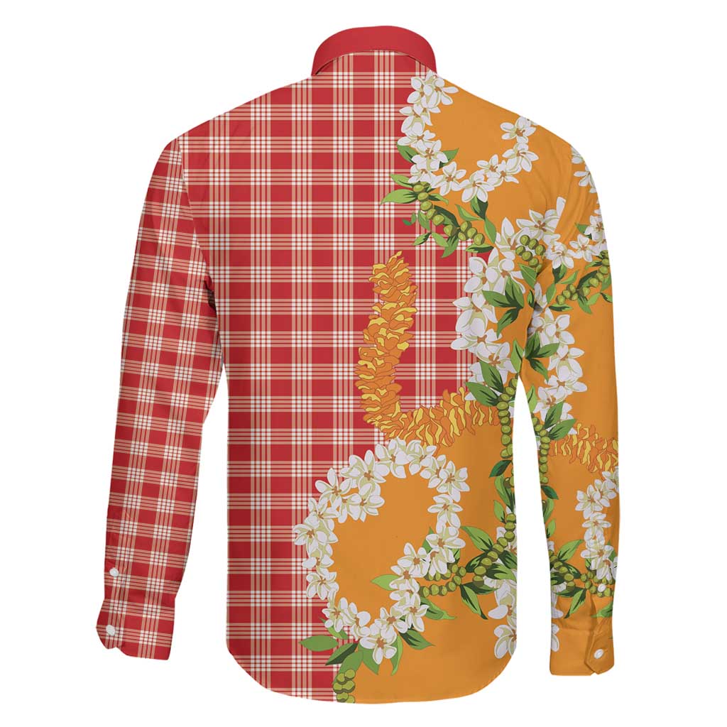 Prince Kuhio Aloha Hawaii Family Matching Puletasi and Hawaiian Shirt Plumeria Ilima Lei Palaka Motifs LT14 - Polynesian Pride