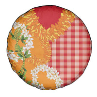 Prince Kuhio Aloha Hawaii Spare Tire Cover Plumeria Ilima Lei Palaka Motifs LT14 - Polynesian Pride