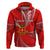 Custom Tonga College Alete Hoodie Kolisi Tonga Ngatu Pattern LT14 Pullover Hoodie Red - Polynesian Pride