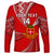 Personalised Tonga College Alete Long Sleeve Shirt Kolisi Tonga Ngatu Pattern LT14 - Polynesian Pride