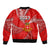 Personalised Tonga College Alete Bomber Jacket Class Of Year Kolisi Tonga Ngatu Pattern LT14 - Polynesian Pride