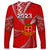 Personalised Tonga College Alete Long Sleeve Shirt Class Of Year Kolisi Tonga Ngatu Pattern LT14 - Polynesian Pride