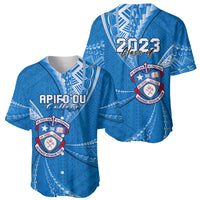 Personalised Tonga Apifoou College Baseball Jersey Class Of Year Tongan Ngatu Pattern LT14 - Polynesian Pride