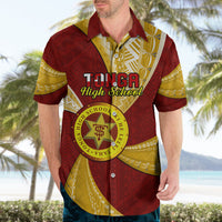 Personalised Tonga High School Hawaiian Shirt Class Of Year Tongan Ngatu Pattern LT14 - Polynesian Pride