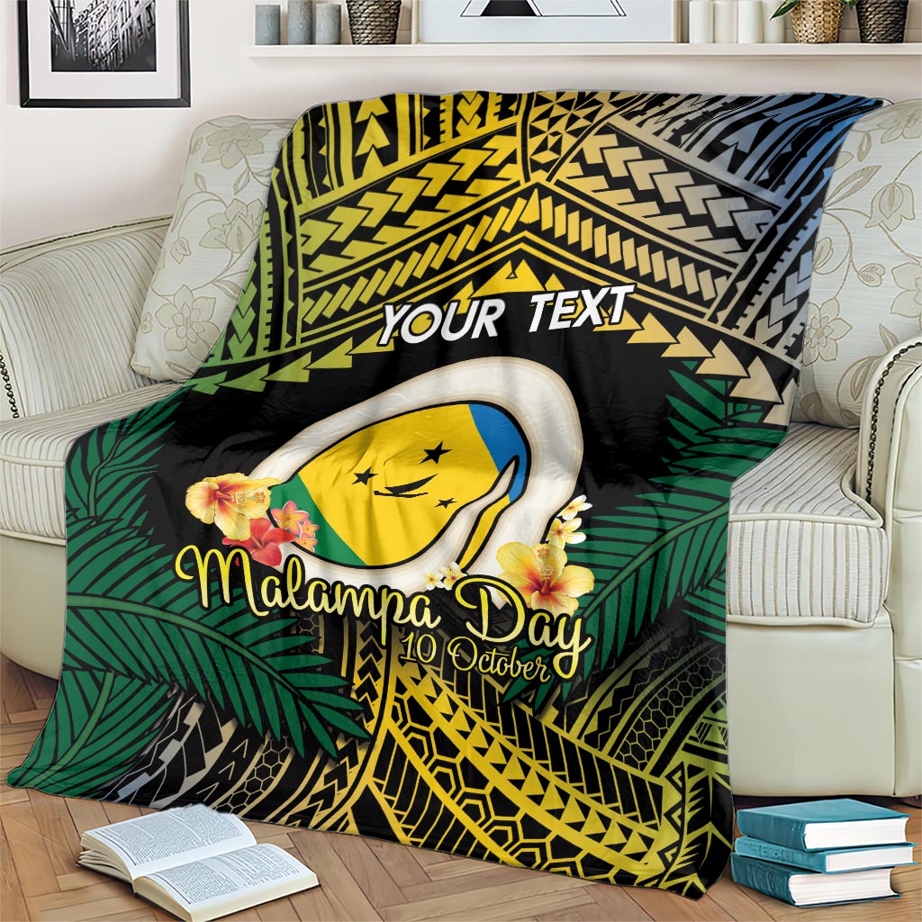 Personalised Malampa Day Blanket Vanuatu Provinces Polynesian Pattern LT14 - Polynesian Pride