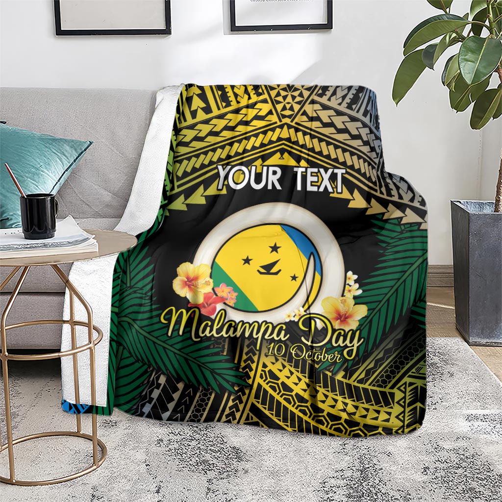 Personalised Malampa Day Blanket Vanuatu Provinces Polynesian Pattern LT14 - Polynesian Pride