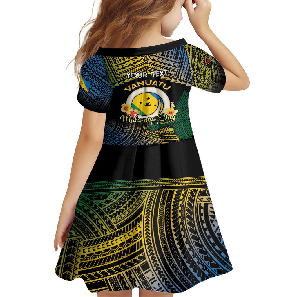 Personalised Malampa Day Family Matching Long Sleeve Bodycon Dress and Hawaiian Shirt Vanuatu Provinces Polynesian Pattern LT14 - Polynesian Pride