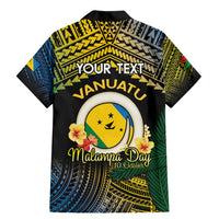 Personalised Malampa Day Family Matching Mermaid Dress and Hawaiian Shirt Vanuatu Provinces Polynesian Pattern LT14 - Polynesian Pride