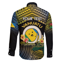 Personalised Malampa Day Family Matching Mermaid Dress and Hawaiian Shirt Vanuatu Provinces Polynesian Pattern LT14 - Polynesian Pride