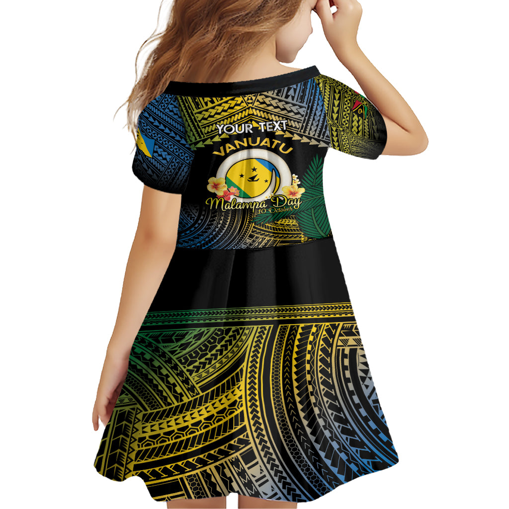 Personalised Malampa Day Family Matching Short Sleeve Bodycon Dress and Hawaiian Shirt Vanuatu Provinces Polynesian Pattern LT14 - Polynesian Pride