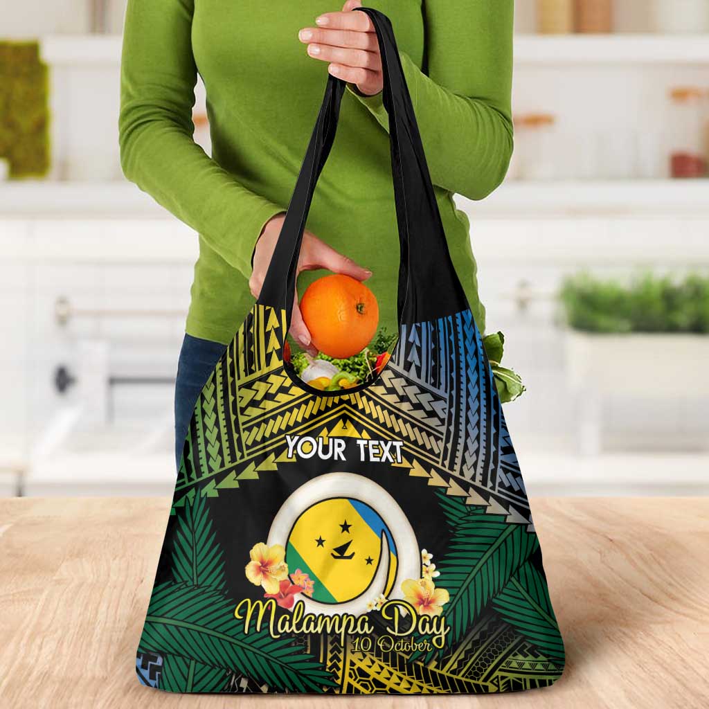 Personalised Malampa Day Grocery Bag Vanuatu Provinces Polynesian Pattern LT14 - Polynesian Pride