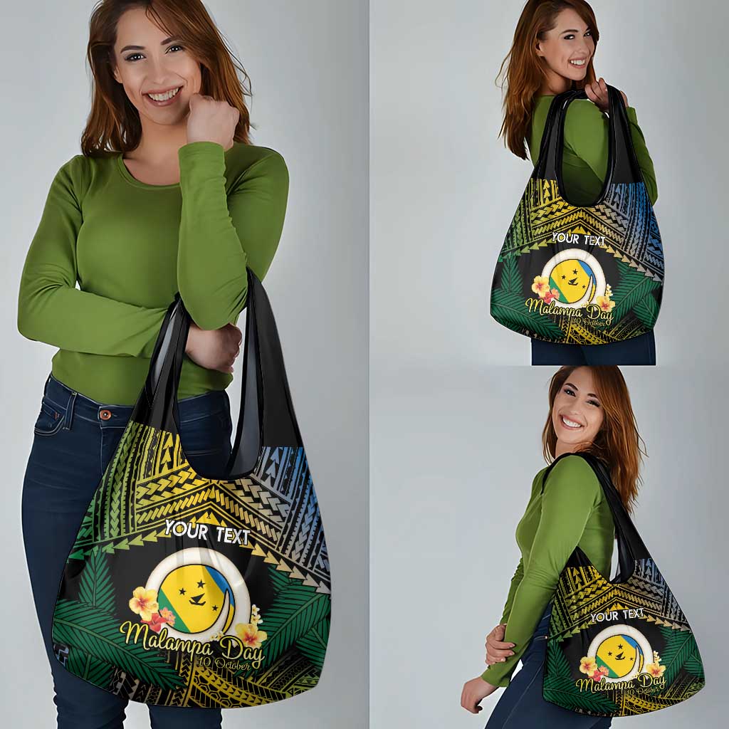 Personalised Malampa Day Grocery Bag Vanuatu Provinces Polynesian Pattern LT14 - Polynesian Pride