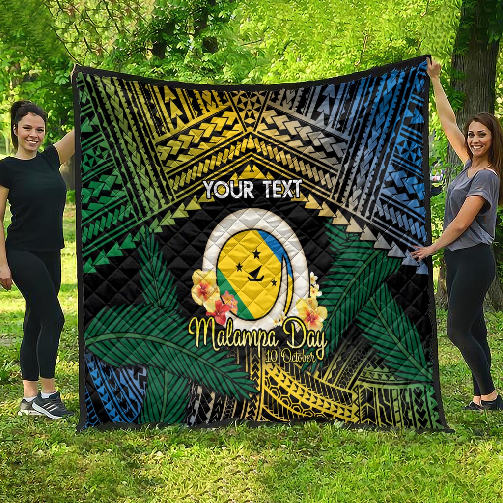 Personalised Malampa Day Quilt Vanuatu Provinces Polynesian Pattern LT14 - Polynesian Pride