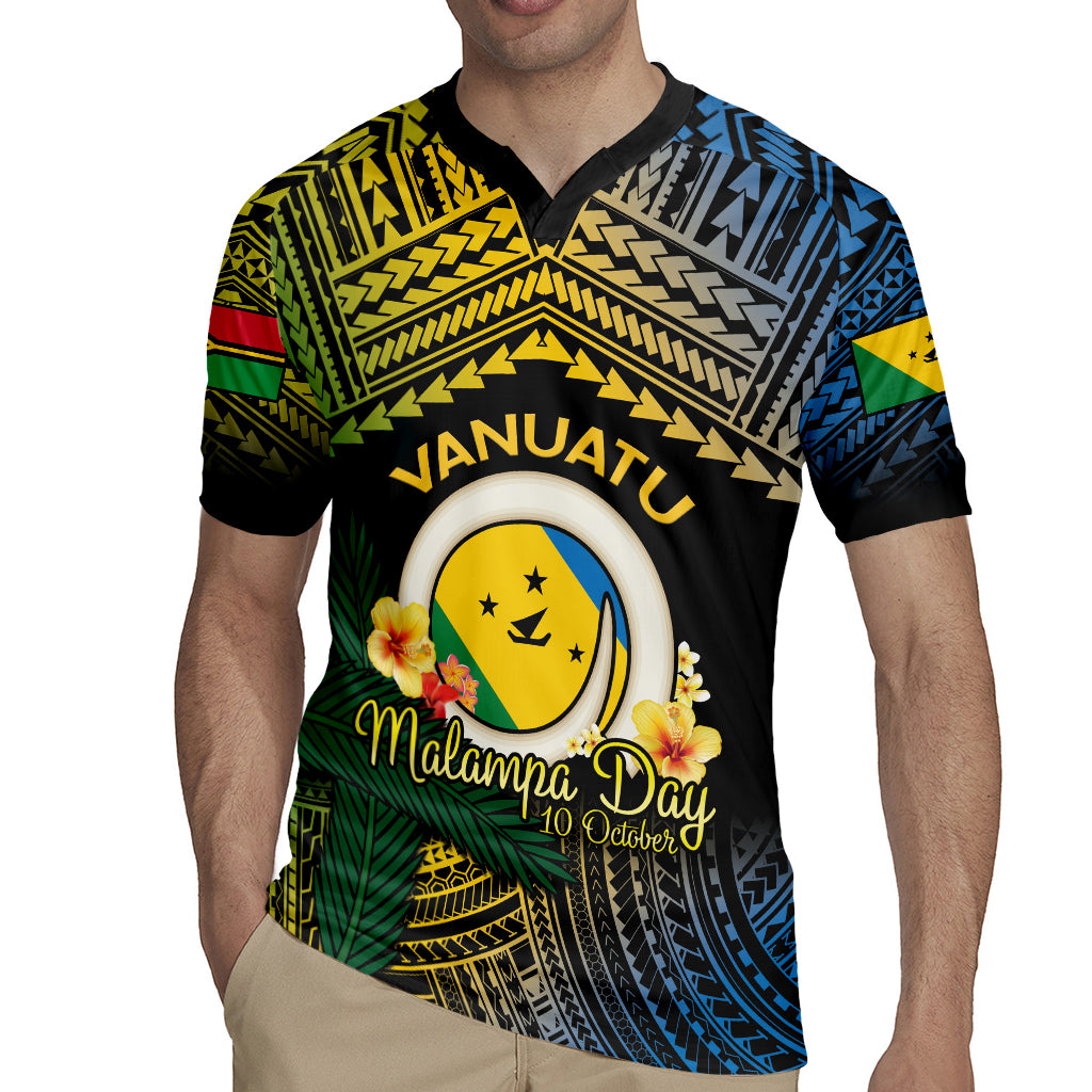 Personalised Malampa Day Rugby Jersey Vanuatu Provinces Polynesian Pattern
