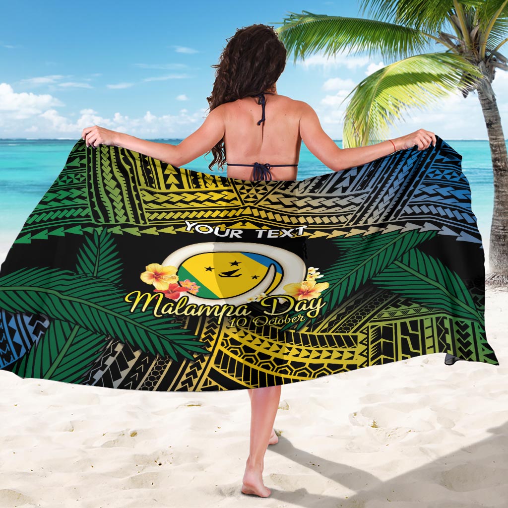 Personalised Malampa Day Sarong Vanuatu Provinces Polynesian Pattern LT14 - Polynesian Pride