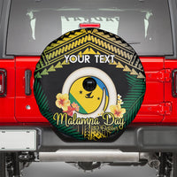 Personalised Malampa Day Spare Tire Cover Vanuatu Provinces Polynesian Pattern