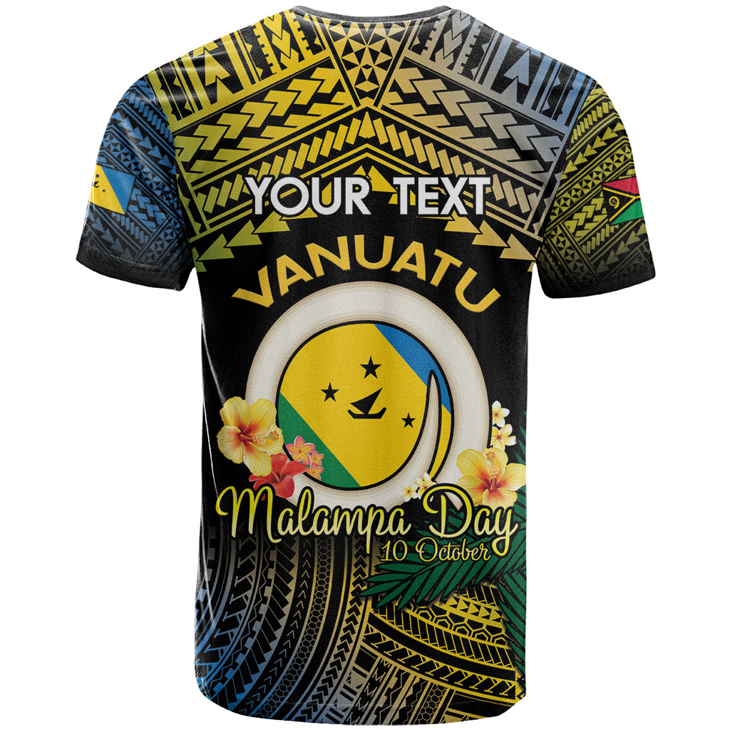 Personalised Malampa Day T Shirt Vanuatu Provinces Polynesian Pattern LT14 - Polynesian Pride