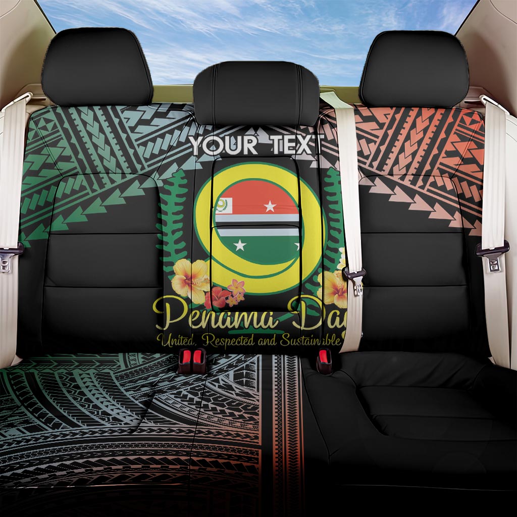 Personalised Penama Day Back Car Seat Cover Vanuatu Provinces Polynesian Pattern