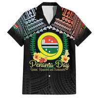 Personalised Penama Day Hawaiian Shirt Vanuatu Provinces Polynesian Pattern LT14 Black - Polynesian Pride