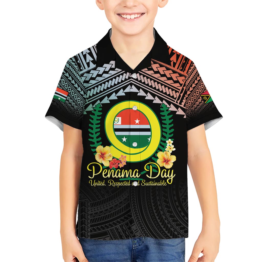 Personalised Penama Day Hawaiian Shirt Vanuatu Provinces Polynesian Pattern LT14 - Polynesian Pride
