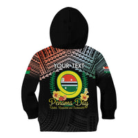 Personalised Penama Day Kid Hoodie Vanuatu Provinces Polynesian Pattern