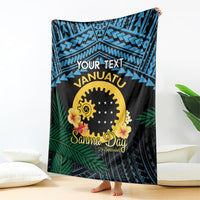 Personalised Sanma Day Blanket Vanuatu Provinces Polynesian Pattern LT14 - Polynesian Pride