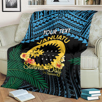 Personalised Sanma Day Blanket Vanuatu Provinces Polynesian Pattern LT14 - Polynesian Pride