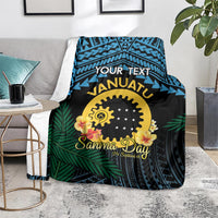 Personalised Sanma Day Blanket Vanuatu Provinces Polynesian Pattern LT14 - Polynesian Pride