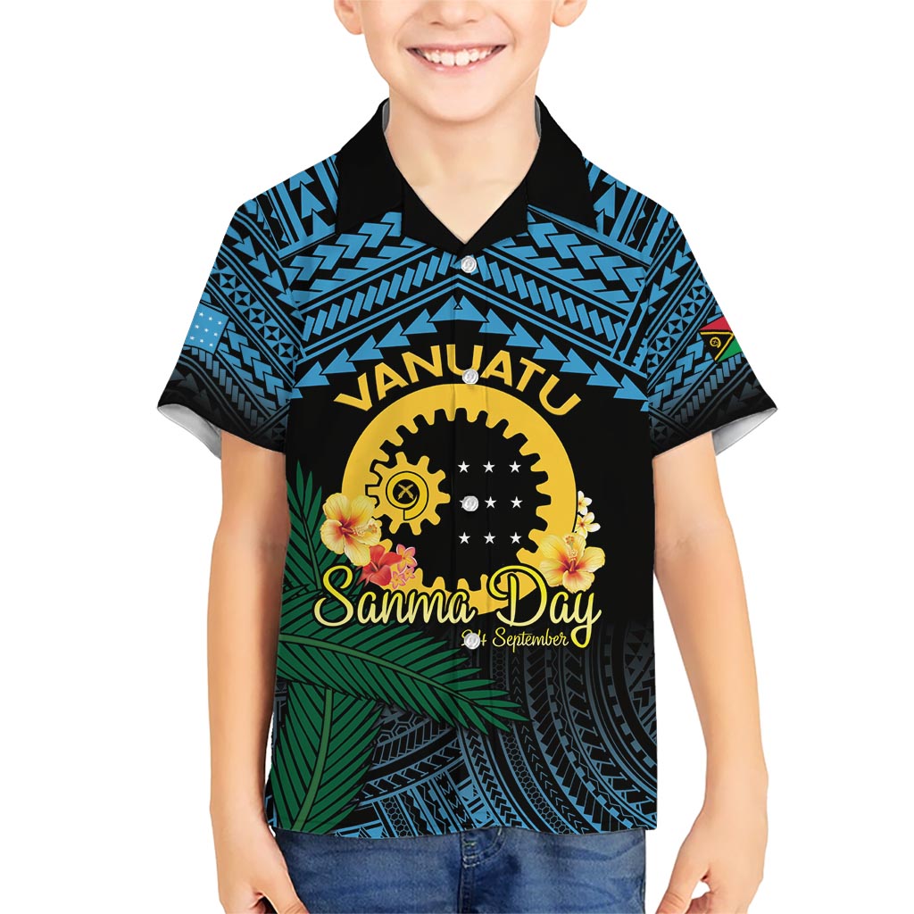 Personalised Sanma Day Hawaiian Shirt Vanuatu Provinces Polynesian Pattern LT14 - Polynesian Pride