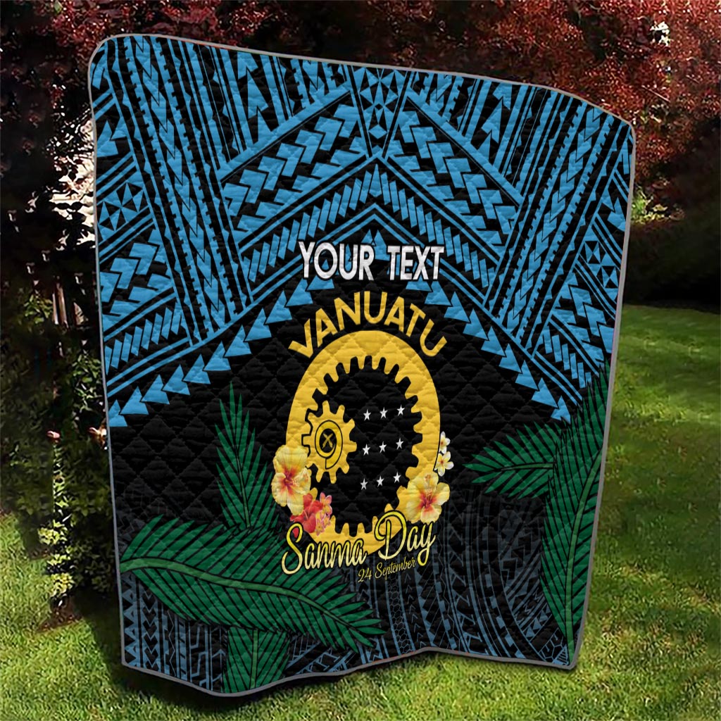 Personalised Sanma Day Quilt Vanuatu Provinces Polynesian Pattern LT14 - Polynesian Pride