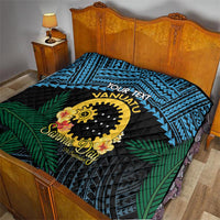 Personalised Sanma Day Quilt Vanuatu Provinces Polynesian Pattern LT14 - Polynesian Pride