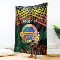 Personalised Tafea Day Blanket Vanuatu Provinces Polynesian Pattern LT14 - Polynesian Pride