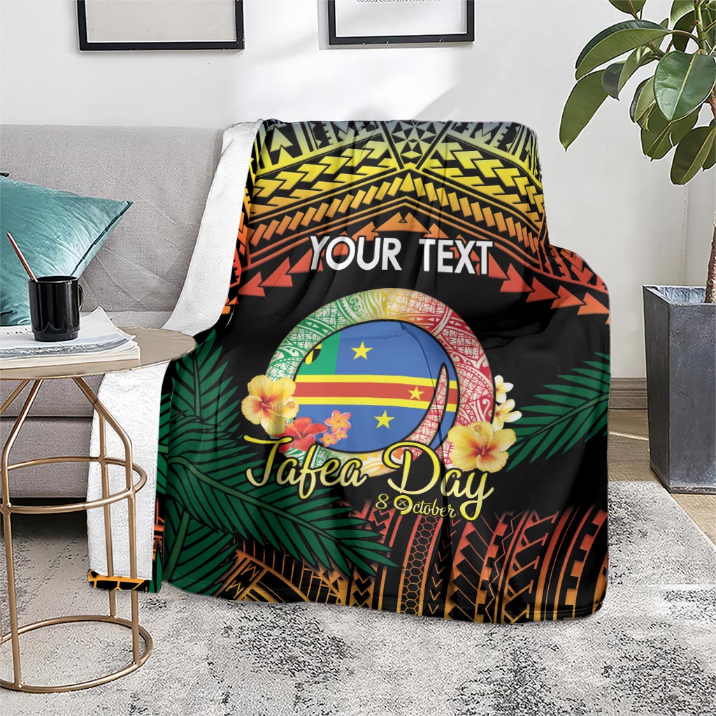Personalised Tafea Day Blanket Vanuatu Provinces Polynesian Pattern LT14 - Polynesian Pride