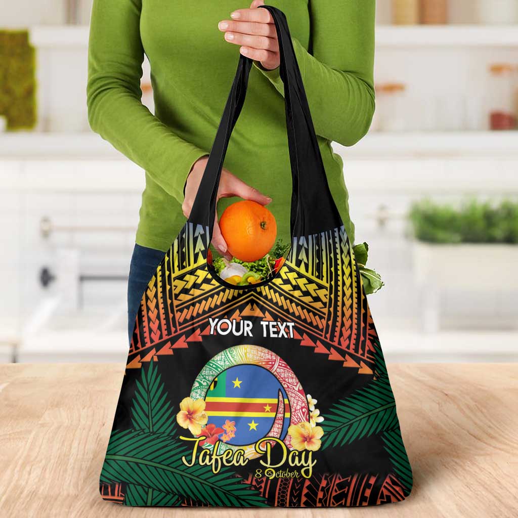 Personalised Tafea Day Grocery Bag Vanuatu Provinces Polynesian Pattern LT14 - Polynesian Pride