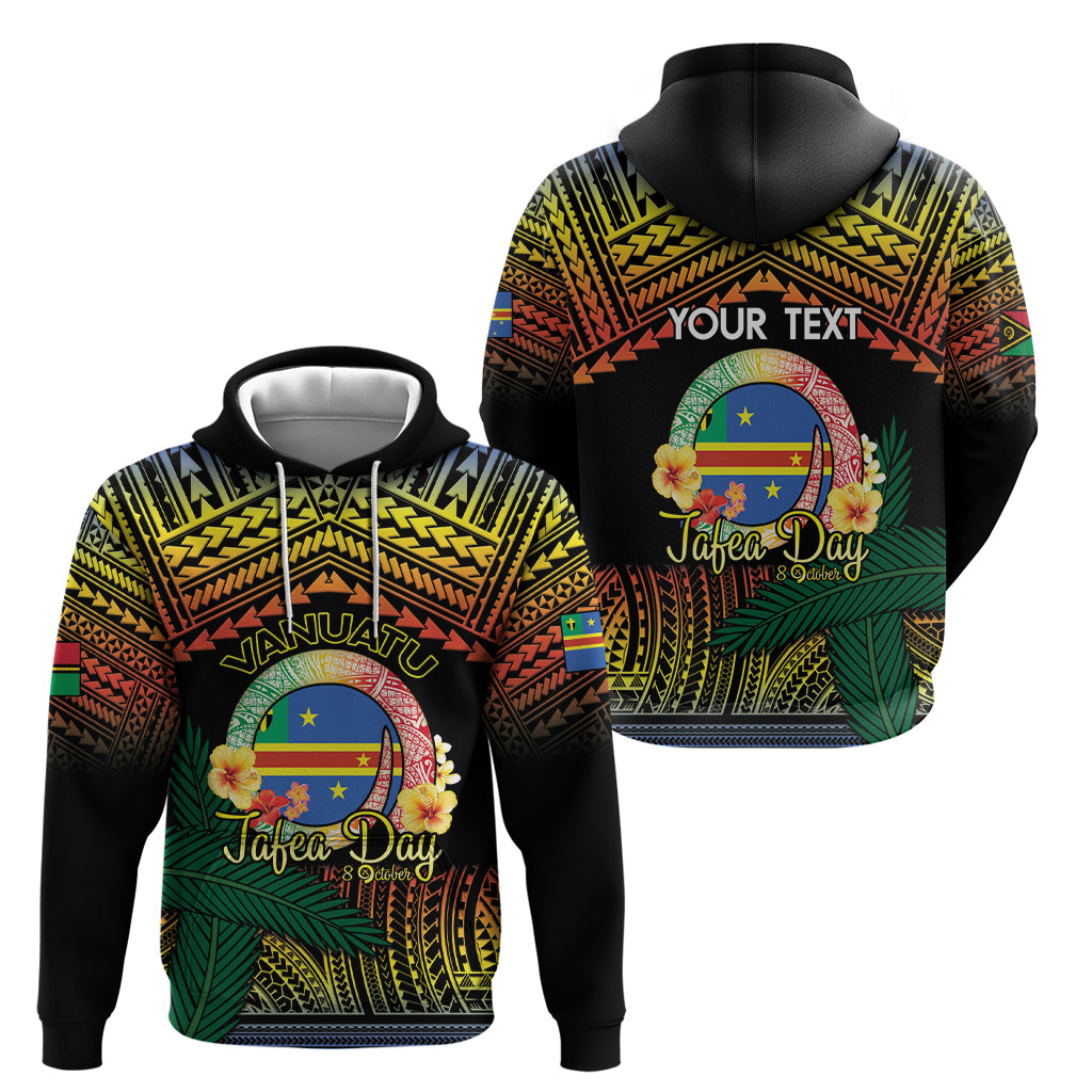 Personalised Tafea Day Hoodie Vanuatu Provinces Polynesian Pattern