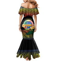 Personalised Tafea Day Mermaid Dress Vanuatu Provinces Polynesian Pattern LT14 - Polynesian Pride