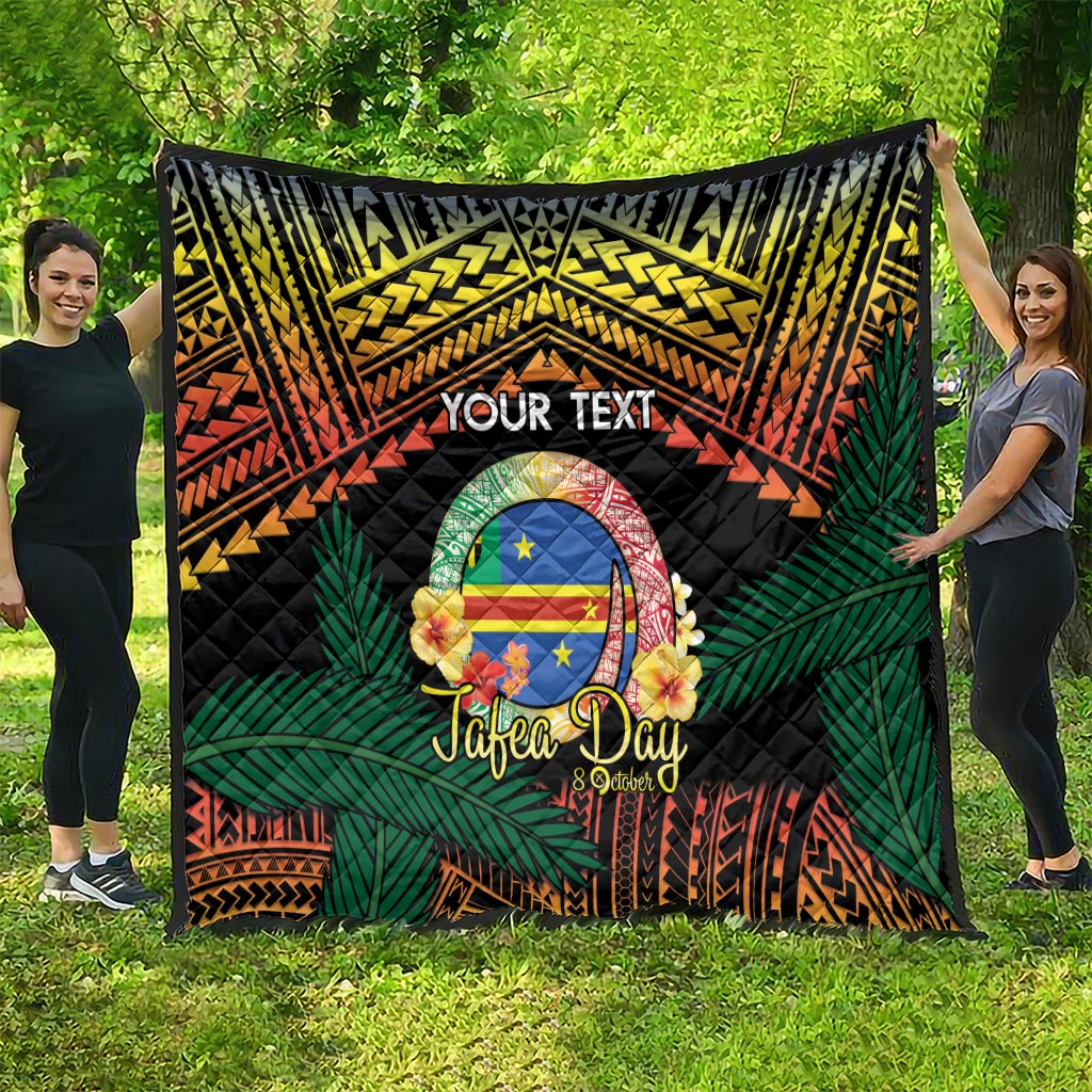 Personalised Tafea Day Quilt Vanuatu Provinces Polynesian Pattern LT14 - Polynesian Pride