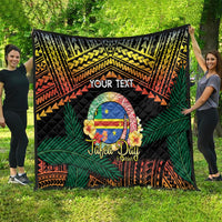 Personalised Tafea Day Quilt Vanuatu Provinces Polynesian Pattern LT14 - Polynesian Pride
