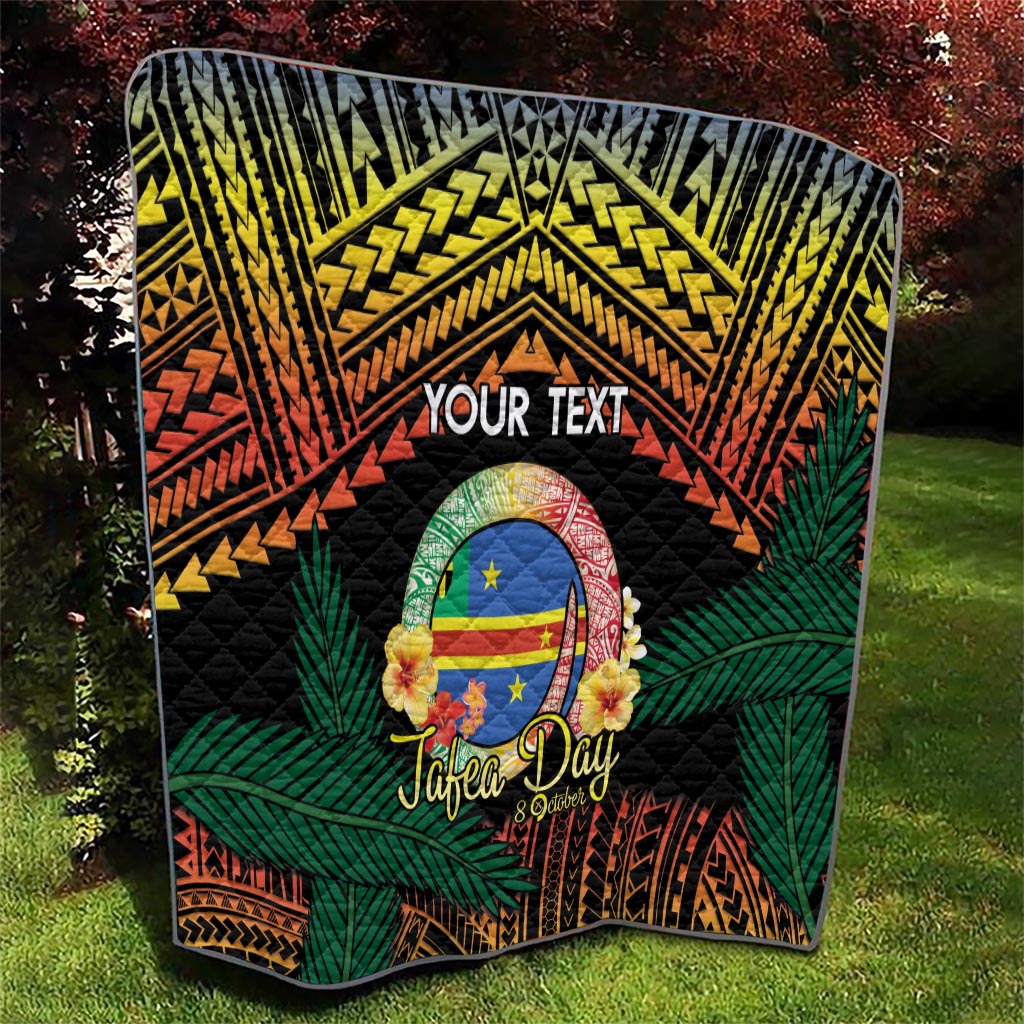 Personalised Tafea Day Quilt Vanuatu Provinces Polynesian Pattern LT14 - Polynesian Pride